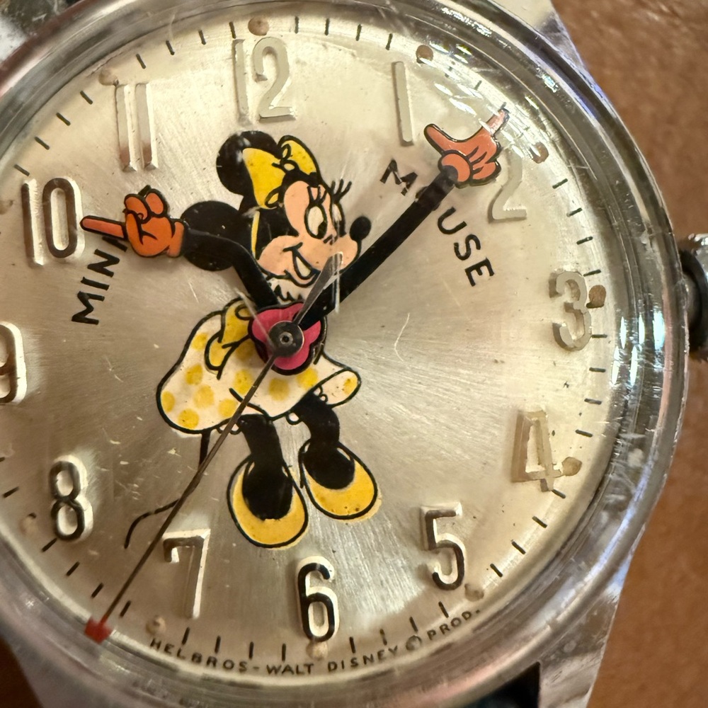 Minnie Mouse Watch, Helbros, vintage